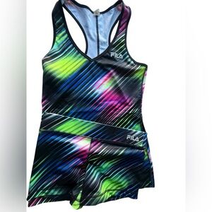 Fila women's sports top & short set